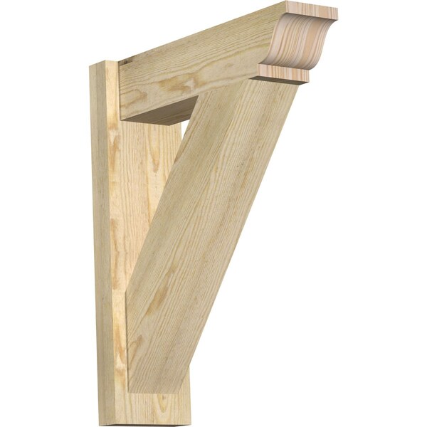 Ekena Millwork Traditional Rough Sawn Traditional Outlooker, Douglas Fir, 6"W x 20"D x 24"H OUT06X20X24TRA01RDF - main